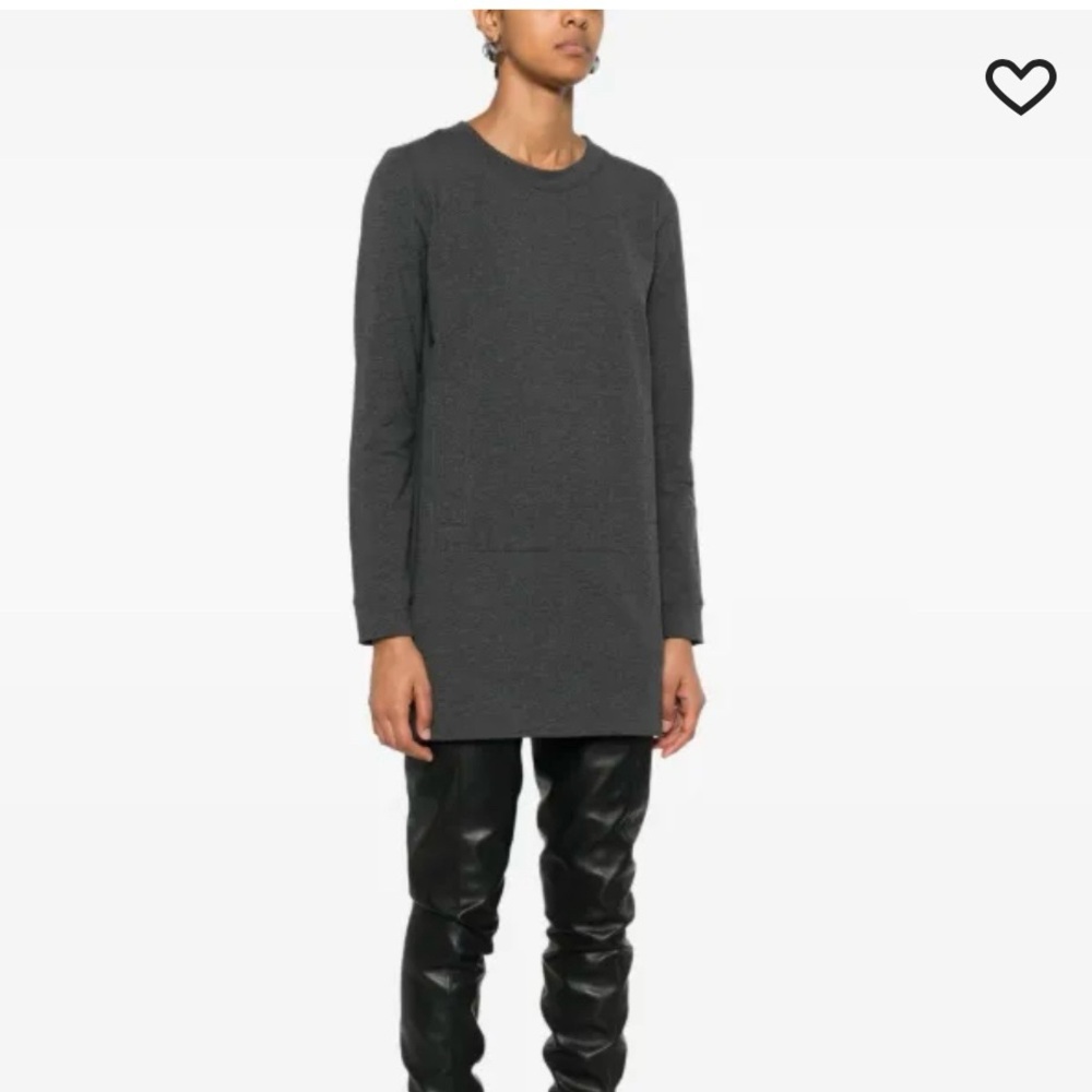 Dark Gray Long Sleeve Tunic